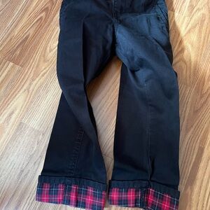 Place Black and White Pants